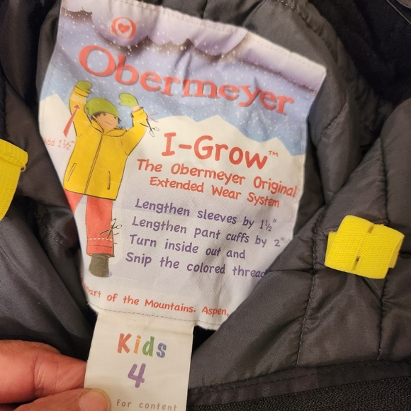Obeymeyer i grow snow pants/ bib size 4 - Picture 4 of 5